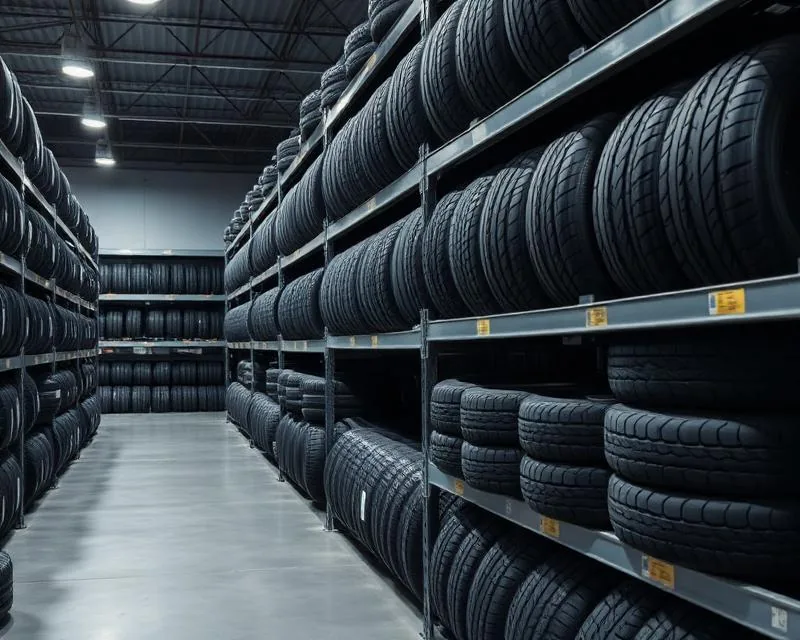 Stock de pneus d'occasion contrôlés et garantis